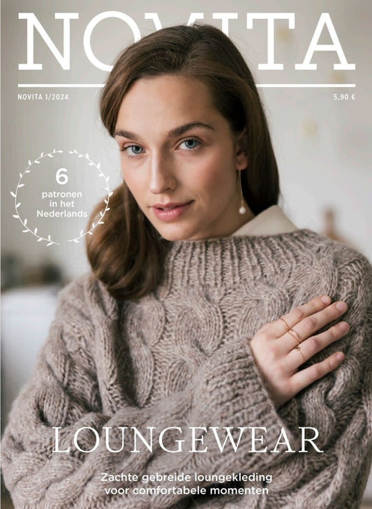 Novita Loungewear Magazine - inspirerend breipatronenboekje voor comfortabele kleding