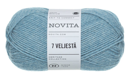 Novita 7 Brothers/7 Veljesta in ice – Veelzijdige wol-polyamide mengeling