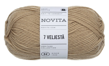 Novita 7 Brothers/7 Veljesta in sandbank – Warme en comfortabele wol