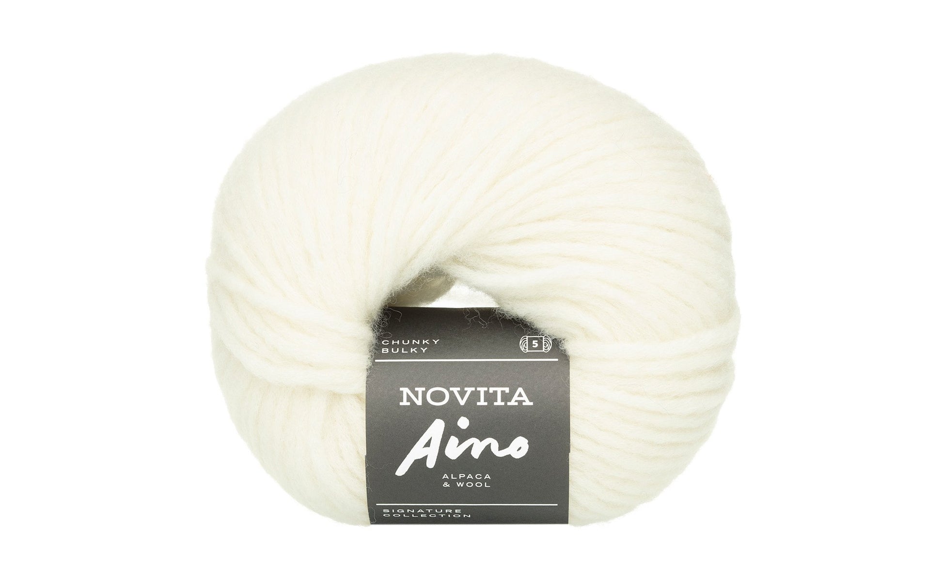 Novita Aino breigaren in swan - Öko-Tex® STANDARD 100 gecertificeerd garen