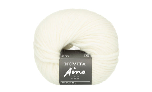 Novita Aino breigaren in swan - Öko-Tex® STANDARD 100 gecertificeerd garen
