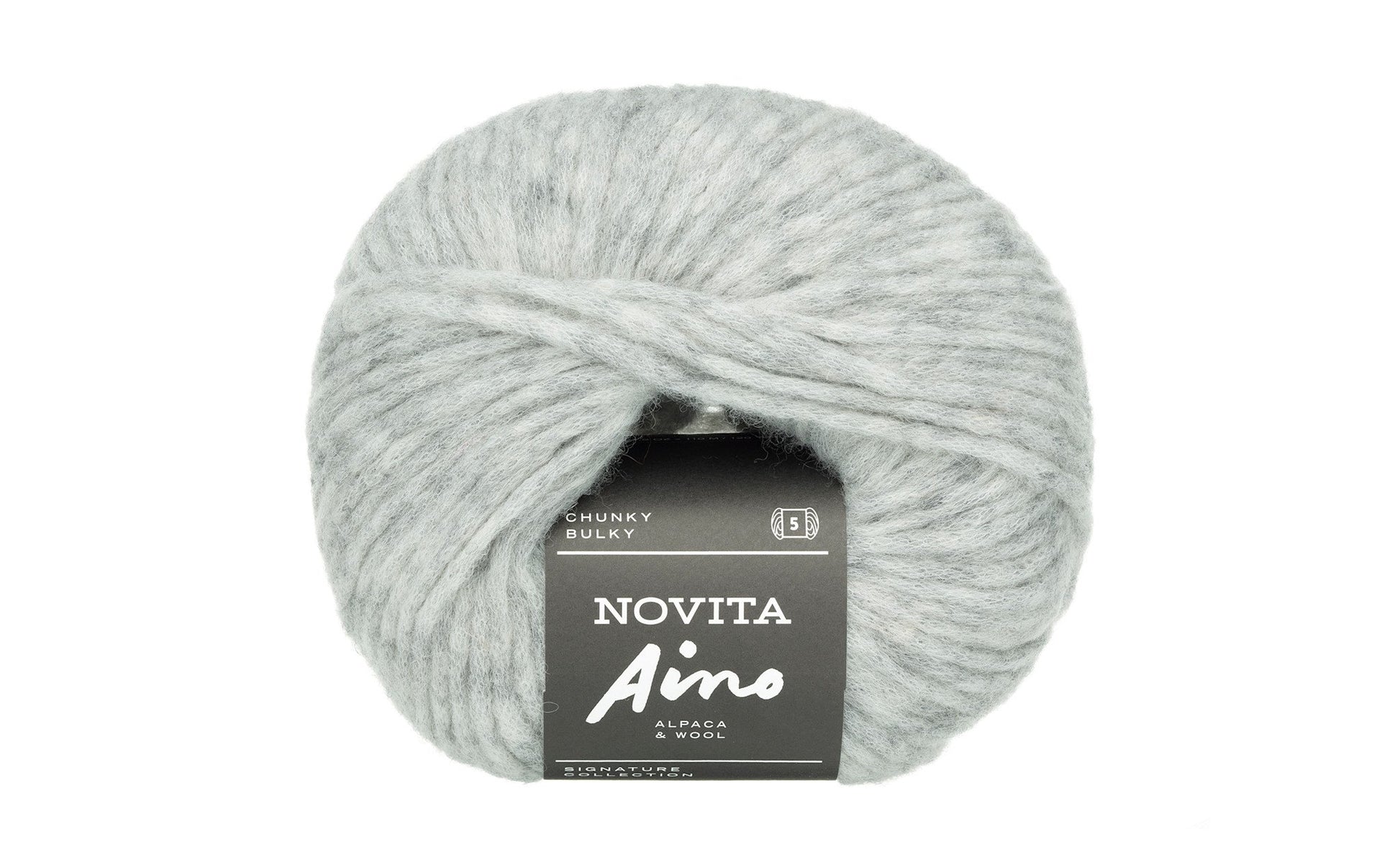 Novita Aino breigaren in moment - ideale steekverhouding voor chunky breien