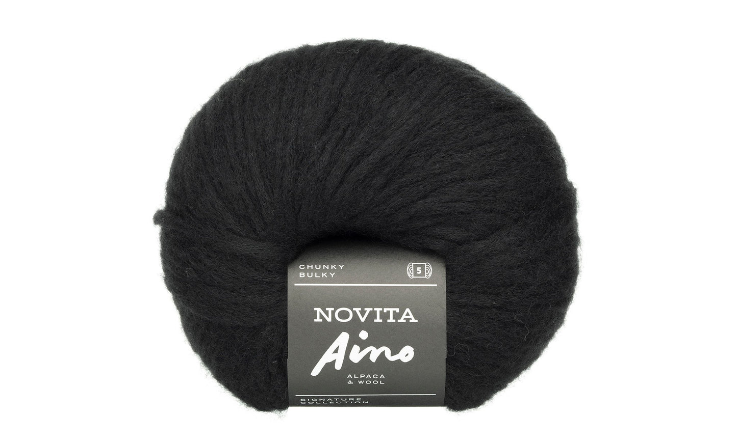 Novita Aino breigaren in shadow - luxe samenstelling van baby alpaca, merinowol en gerecycled polyamide