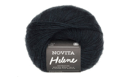 Novita Helene breigaren in shadow - verfijnd garen met een chique uitstraling
