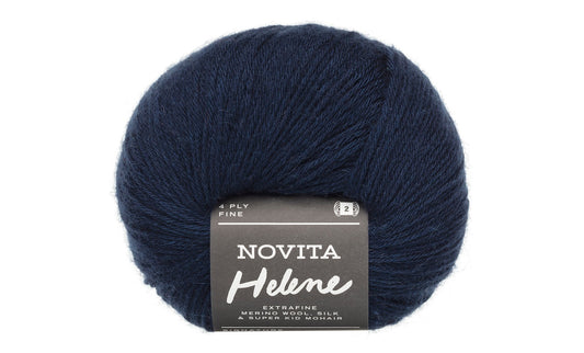 Novita Helene breigaren in abyss - luxe breigaren voor tijdloze brei- en haakprojecten