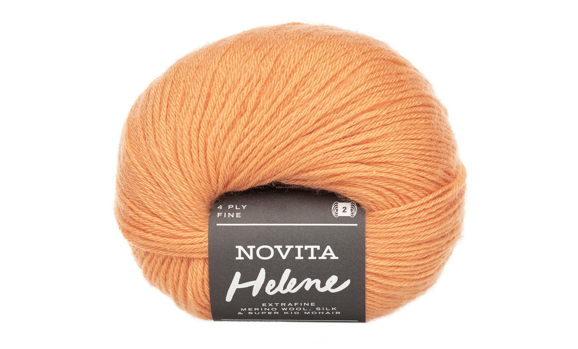 Novita Helene breigaren in flame - zacht en soepel garen met een elegante glans
