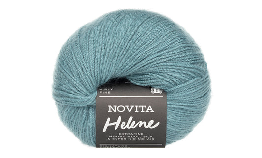 Novita Helene breigaren in innocent - ideaal voor kabels, kantpatronen en gladde tricotsteken