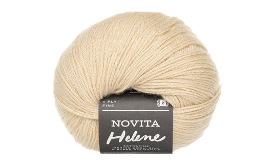 Novita Helene breigaren in field - verfijnd garen met een chique uitstraling