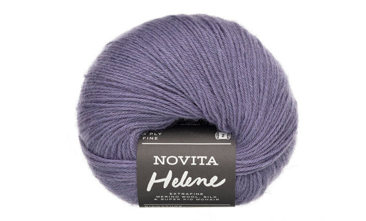 Novita Helene breigaren in vanity - verfijnde 4-draads kwaliteit met elegante glans