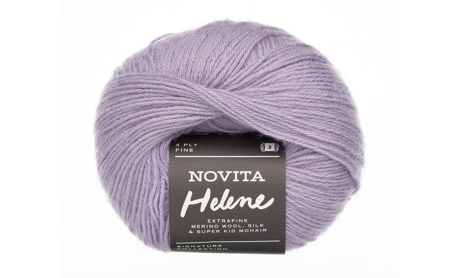Novita Helene breigaren in lavender - zacht en soepel garen met een uitgebalanceerd kleurenpalet