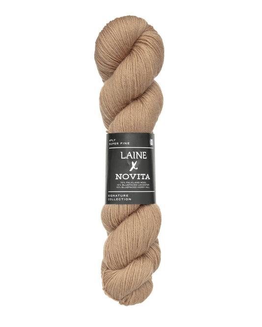 Novita Laine 4ply breigaren in sandy shoreline - neutrale kleur voor universele projecten