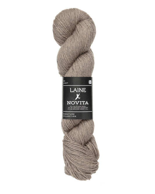 Novita Laine 4ply breigaren in weathered driftwood - aardse kleur voor natuurlijke stijl