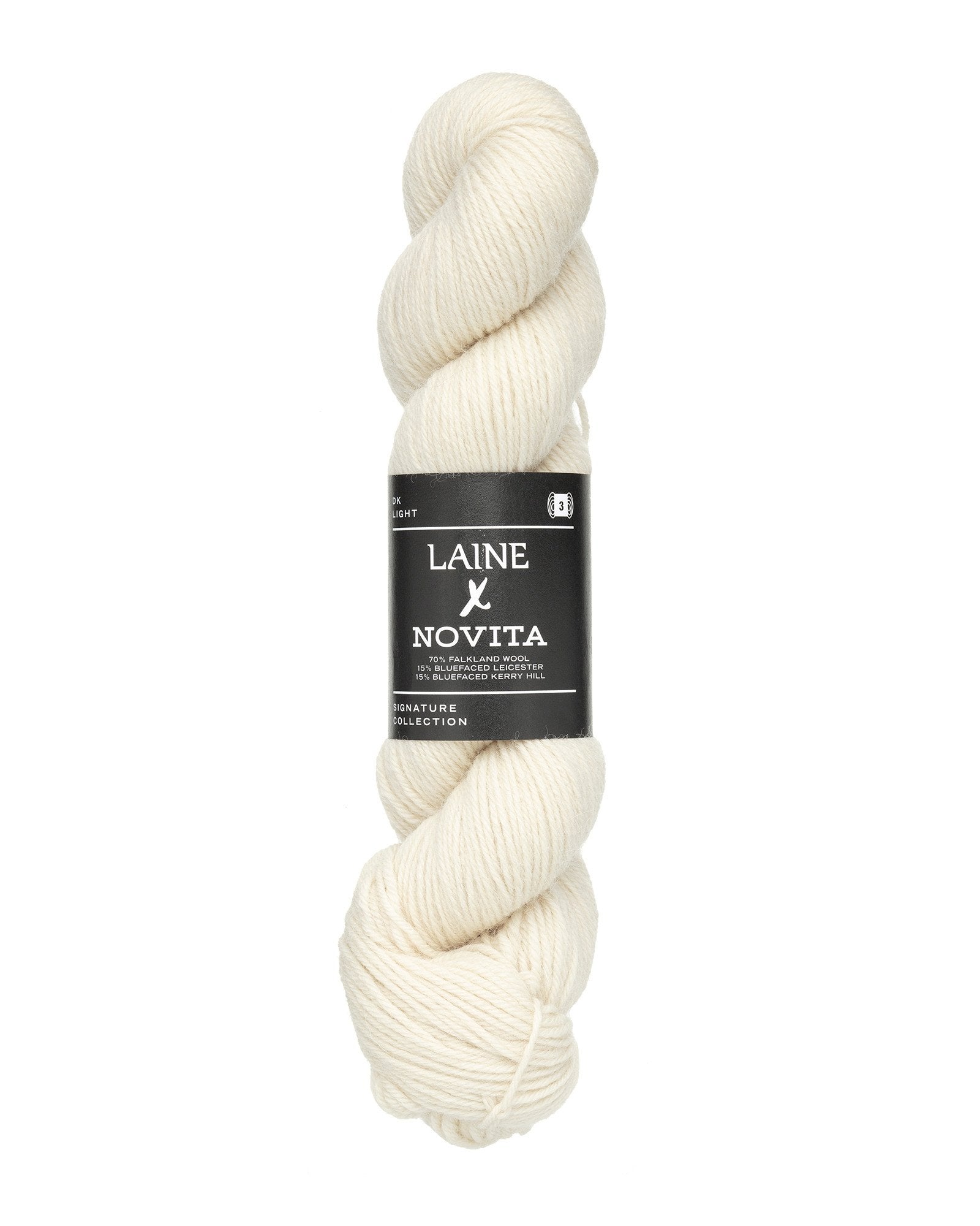 Novita x Laine DK breigaren in cloudy cotton - zacht en stijlvol wolgaren