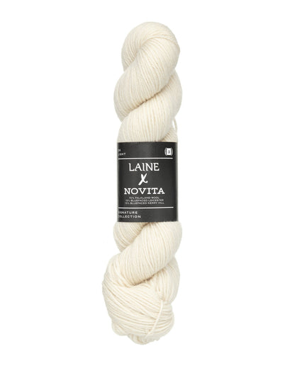 Novita x Laine DK breigaren in cloudy cotton - zacht en stijlvol wolgaren