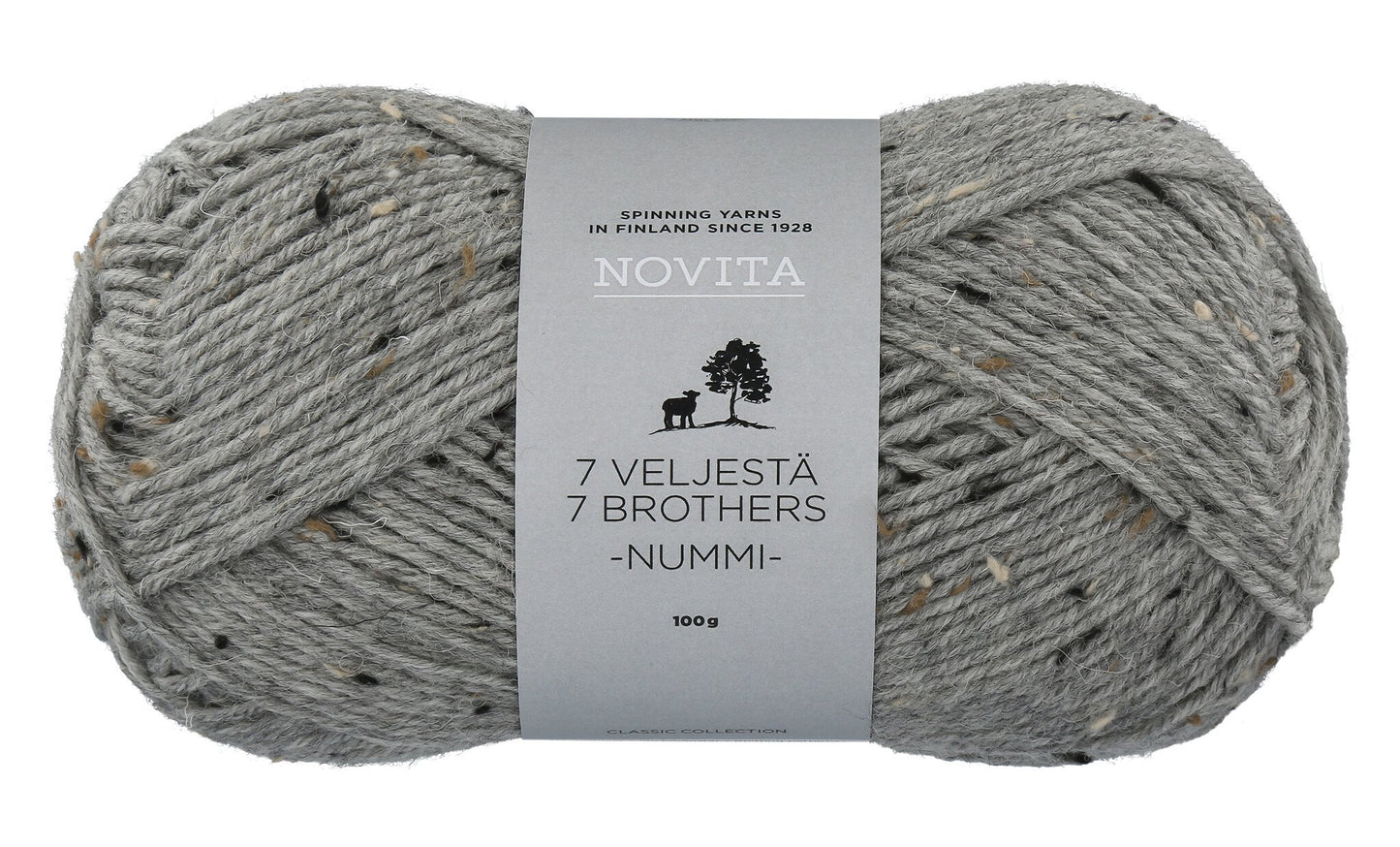 Novita 7 Brothers Nummi in moraine – duurzaam garen voor breien en haken
