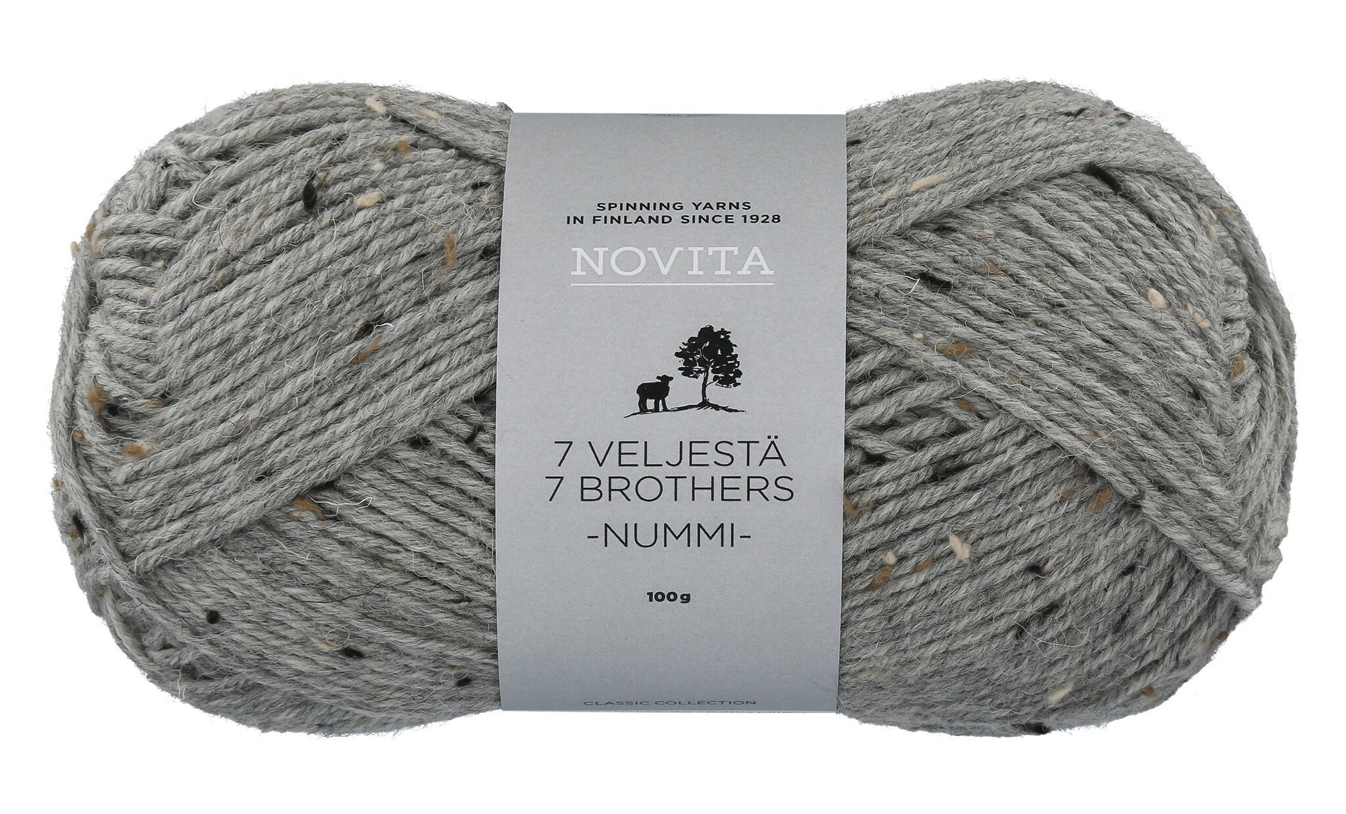 Novita 7 Brothers Nummi in moraine – duurzaam garen voor breien en haken
