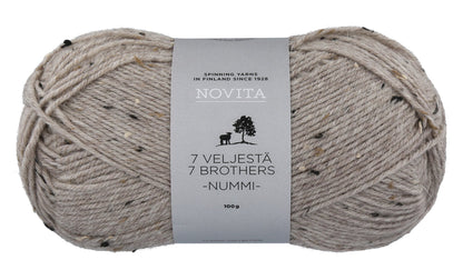 Novita 7 Brothers Nummi in desert – veelzijdig garen voor sokken en truien