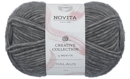 Novita Halaus haakgaren in misty - mysterieus en zacht voor accessoires