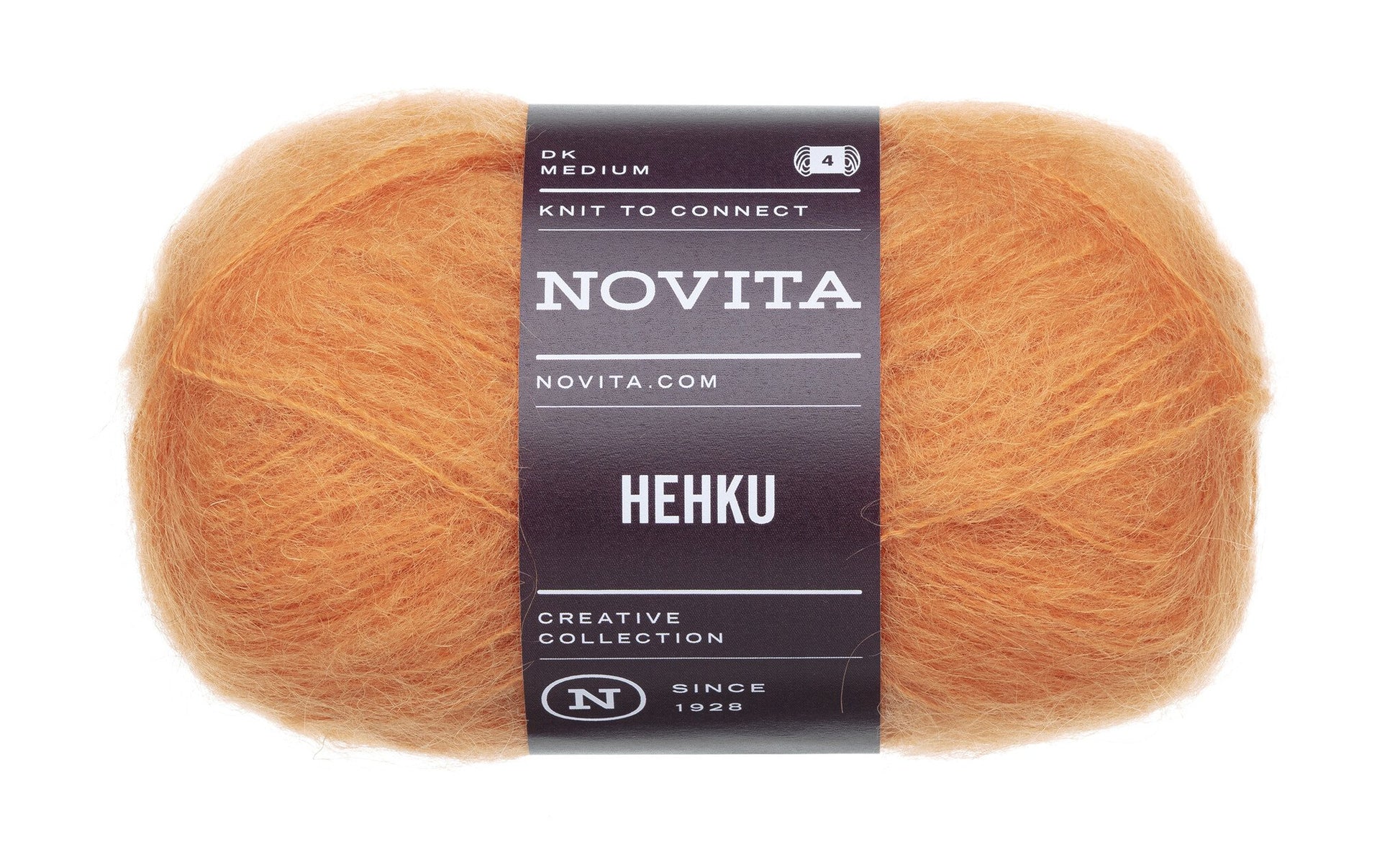 Novita Hehku Mohair breigaren in energy - zachte kwaliteit voor breiprojecten