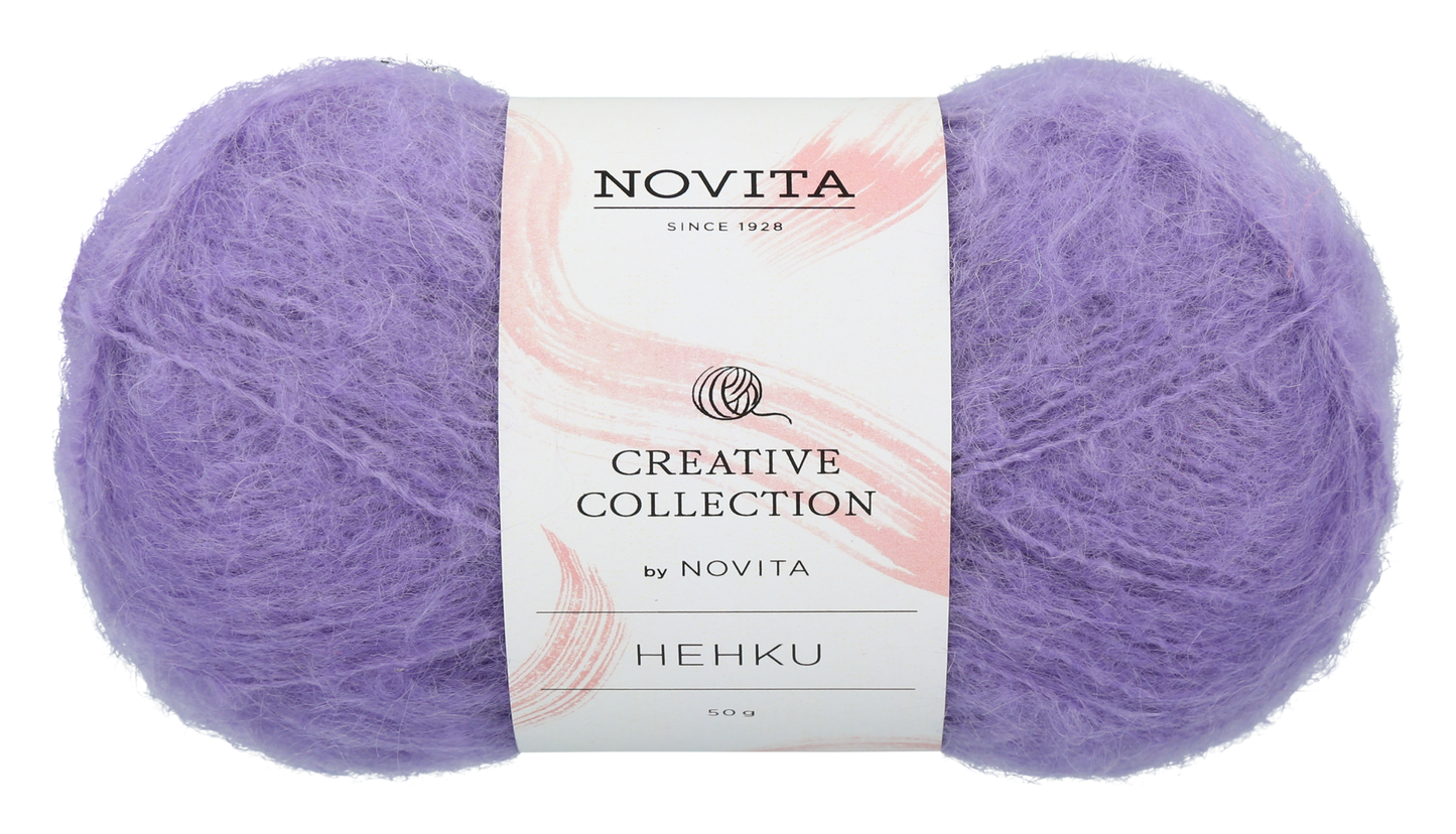 Novita Hehku Mohair breigaren in inspiration - zachte kwaliteit voor warme stukken