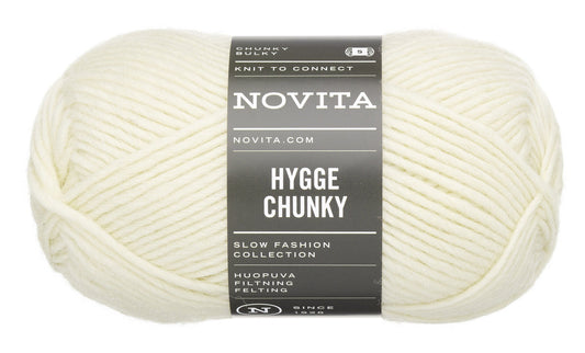 Novita Hygge Wool in beam – zacht chunky garen voor truien en accessoires