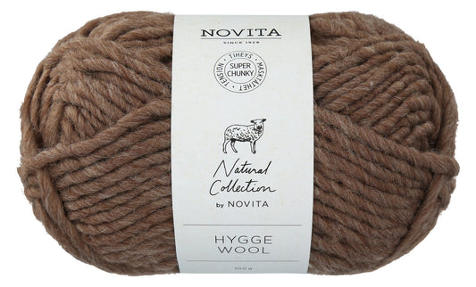 Novita Hygge Wool in wild mushroom - rustieke breigaren voor warme projecten