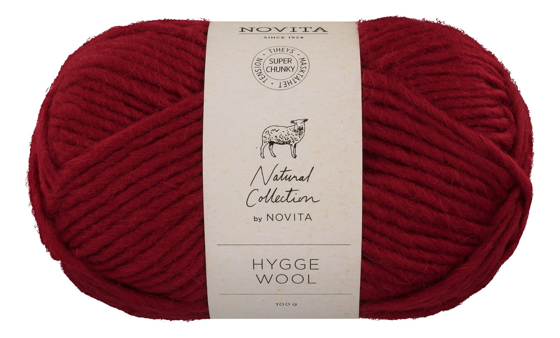 Novita Hygge Wool in berry - felle breigaren voor warme projecten