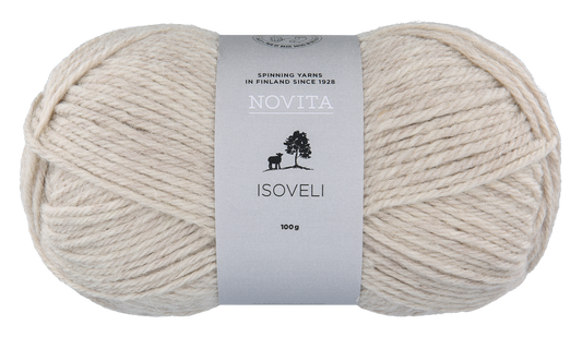 Novita Isoveli breigaren in linen - geschikt voor sokken en kleding