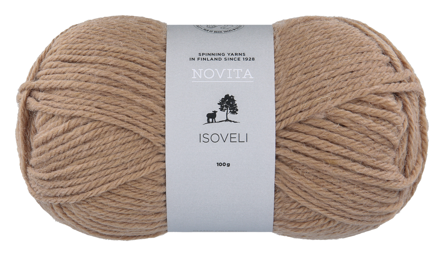 Novita Isoveli breigaren in sandbank - perfect voor breien en haken