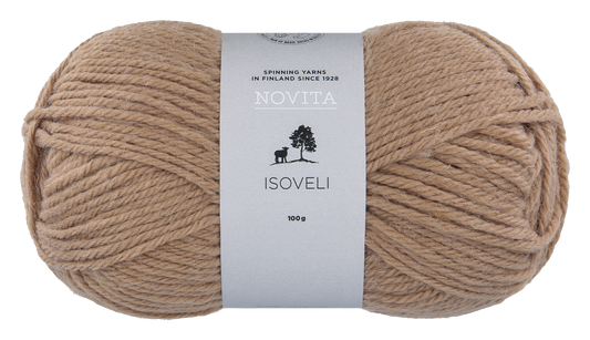 Novita Isoveli breigaren in sandbank - perfect voor breien en haken