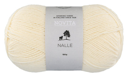Novita Nalle sokkengaren in gebroken wit - Ideaal voor sokken en accessoires