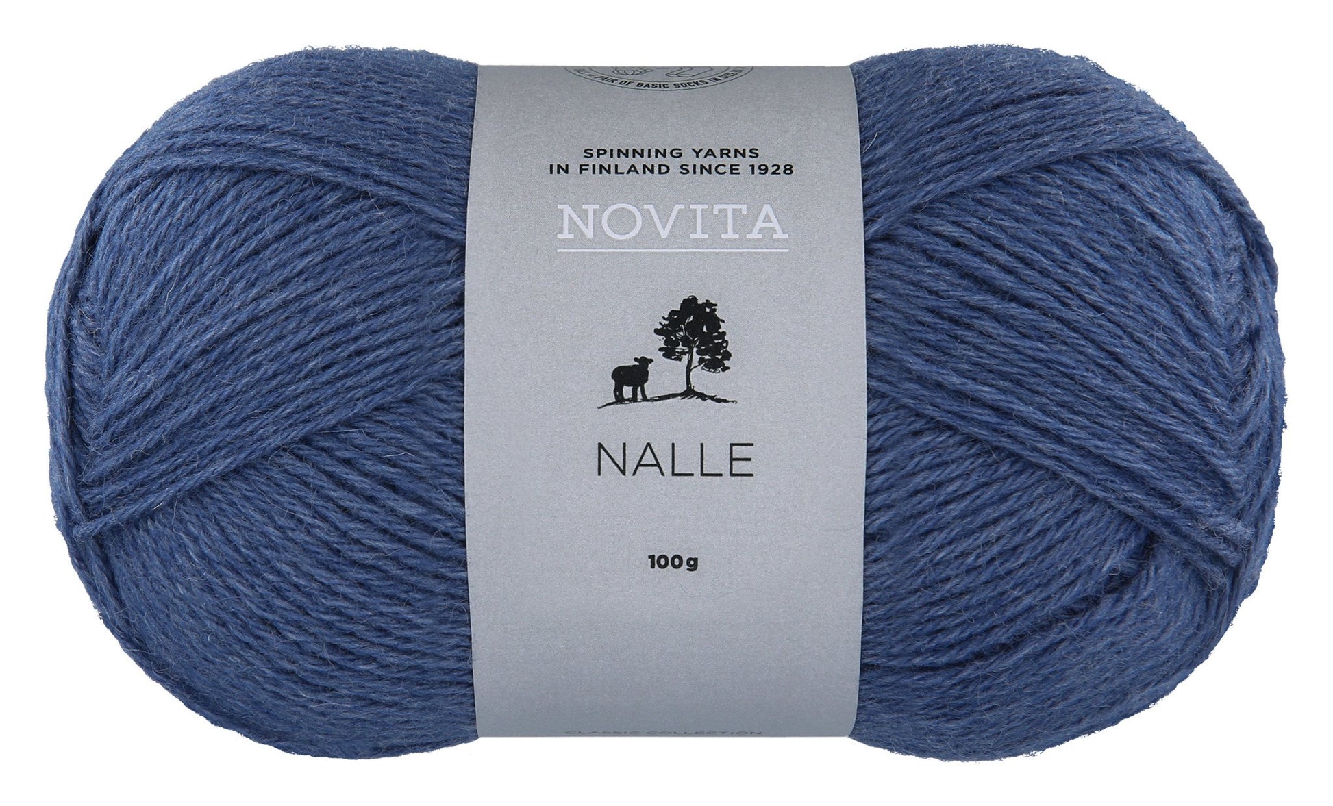 Novita Nalle sokkengaren in jeansblauw - Klassieke kleur voor sokken en truien