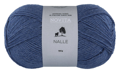 Novita Nalle sokkengaren in jeansblauw - Klassieke kleur voor sokken en truien