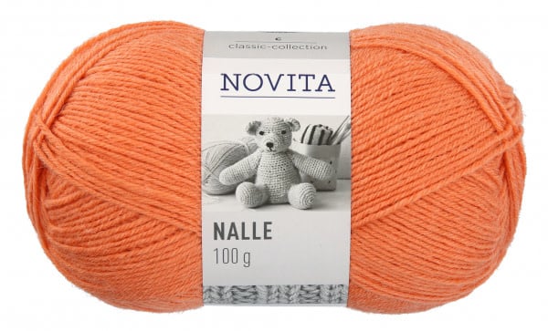 Novita Nalle sokkengaren in oranje - Levendig garen voor opvallende projecten