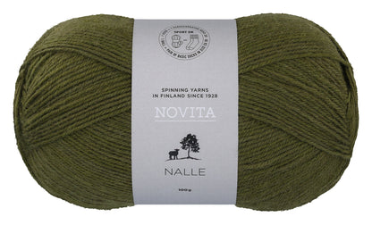 Novita Nalle sokkengaren in nature - Warme bruine kleur voor herfstprojecten