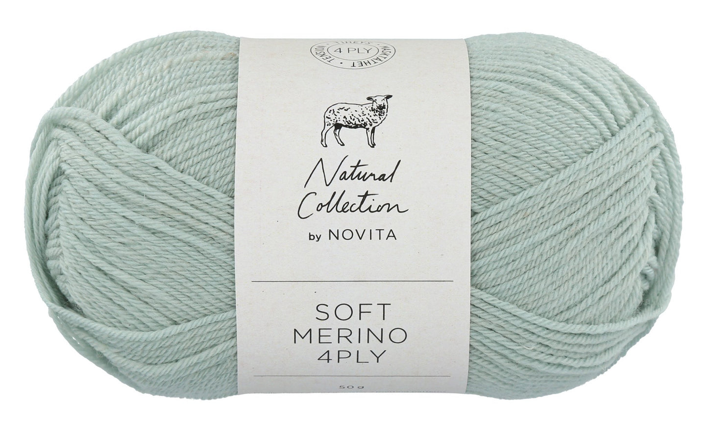 Novita Soft Merino 4-ply in cabbage white butterfly - duurzaam en veilig garen