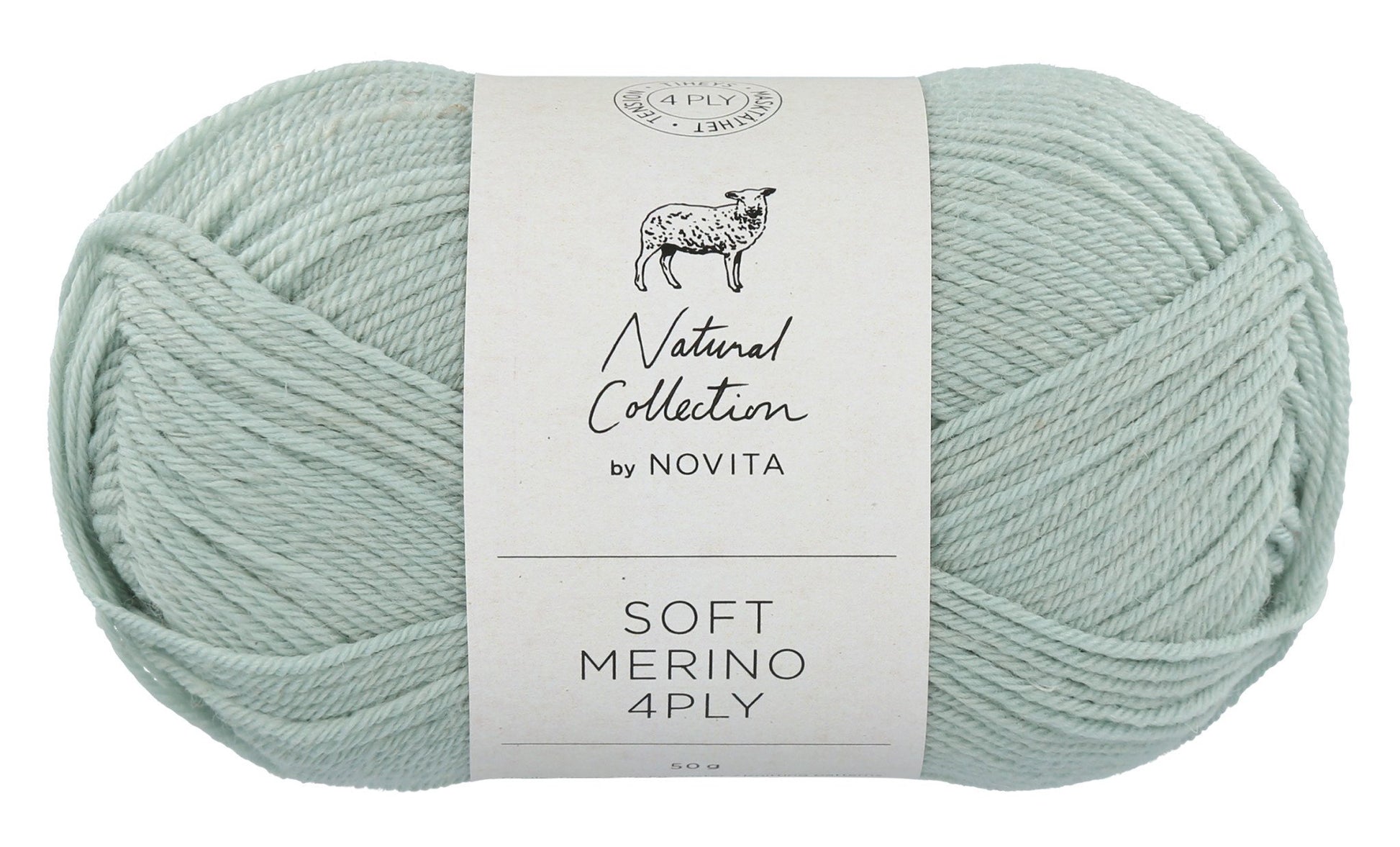 Novita Soft Merino 4-ply in cabbage white butterfly - duurzaam en veilig garen