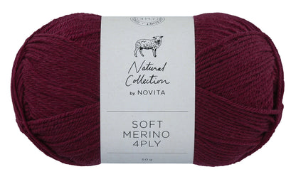 Novita Soft Merino 4-ply in woodbine - ideaal voor fijnere breiwerk