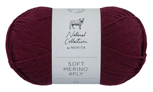 Novita Soft Merino 4-ply in woodbine - ideaal voor fijnere breiwerk