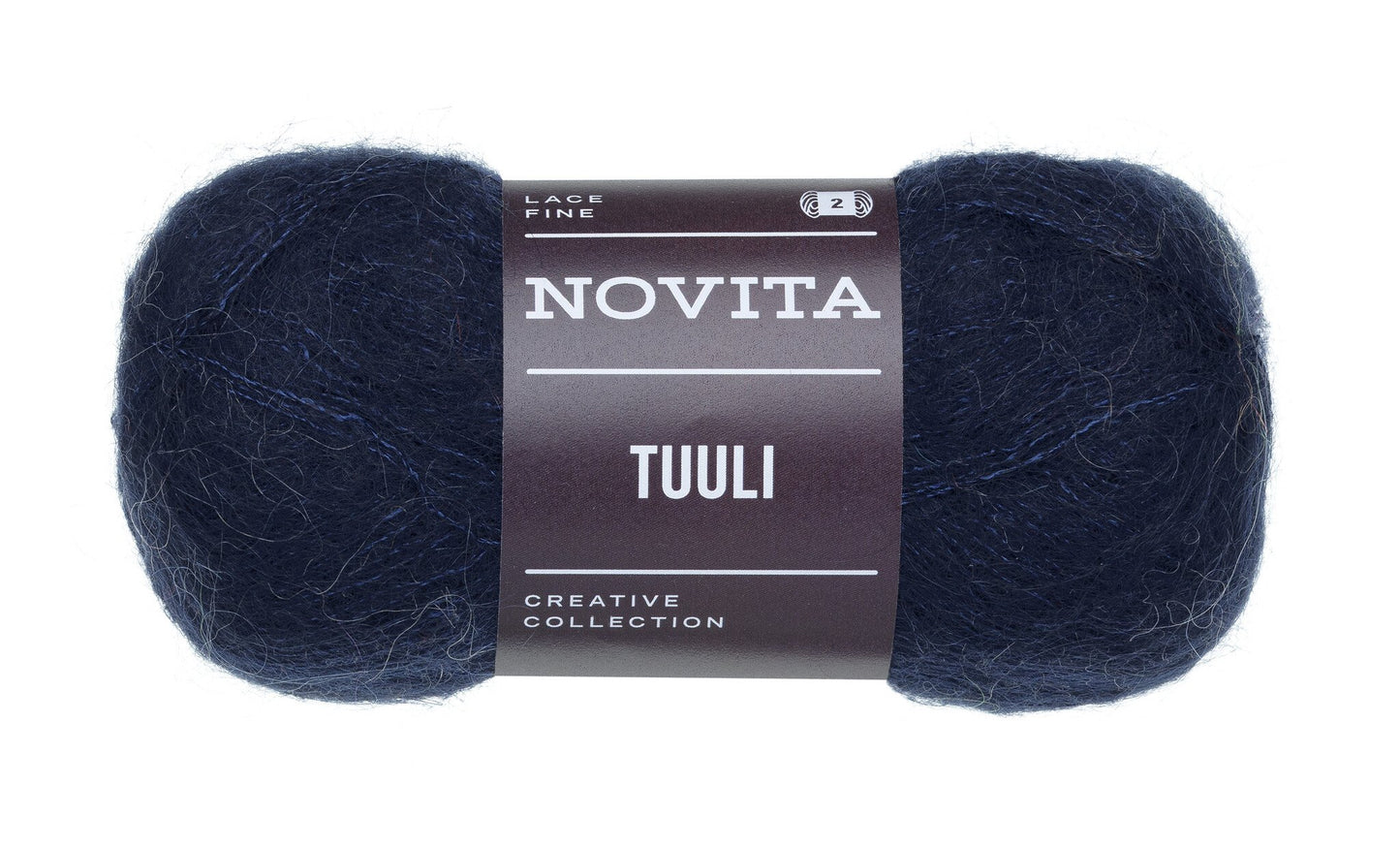 Novita Tuuli breigaren in evening star - luxe mohair voor sjaals en dekens