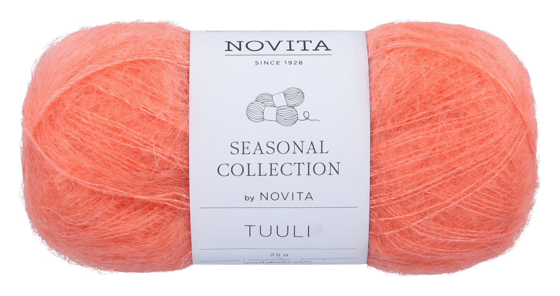 Novita Tuuli breigaren in solarwind - perfect voor fijne breiwerk