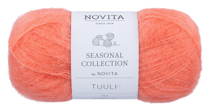 Novita Tuuli breigaren in solarwind - perfect voor fijne breiwerk