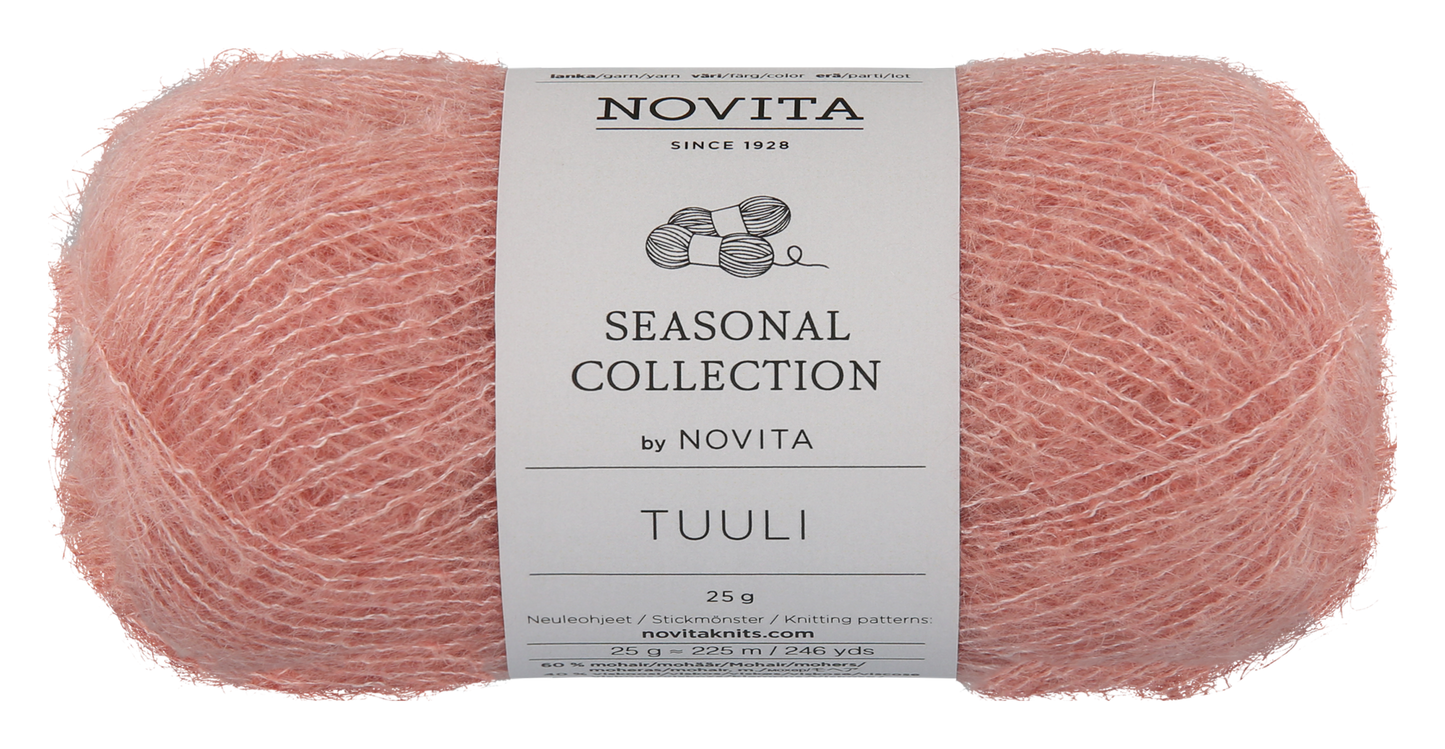 Novita Tuuli breigaren in morning star - perfect voor delicate breiwerk