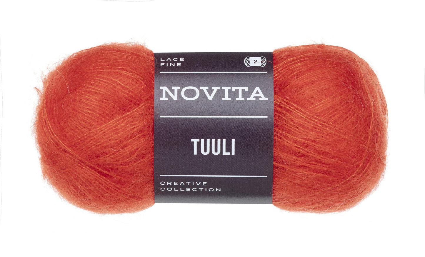 Novita Tuuli breigaren in watermelon - zacht mohair garen