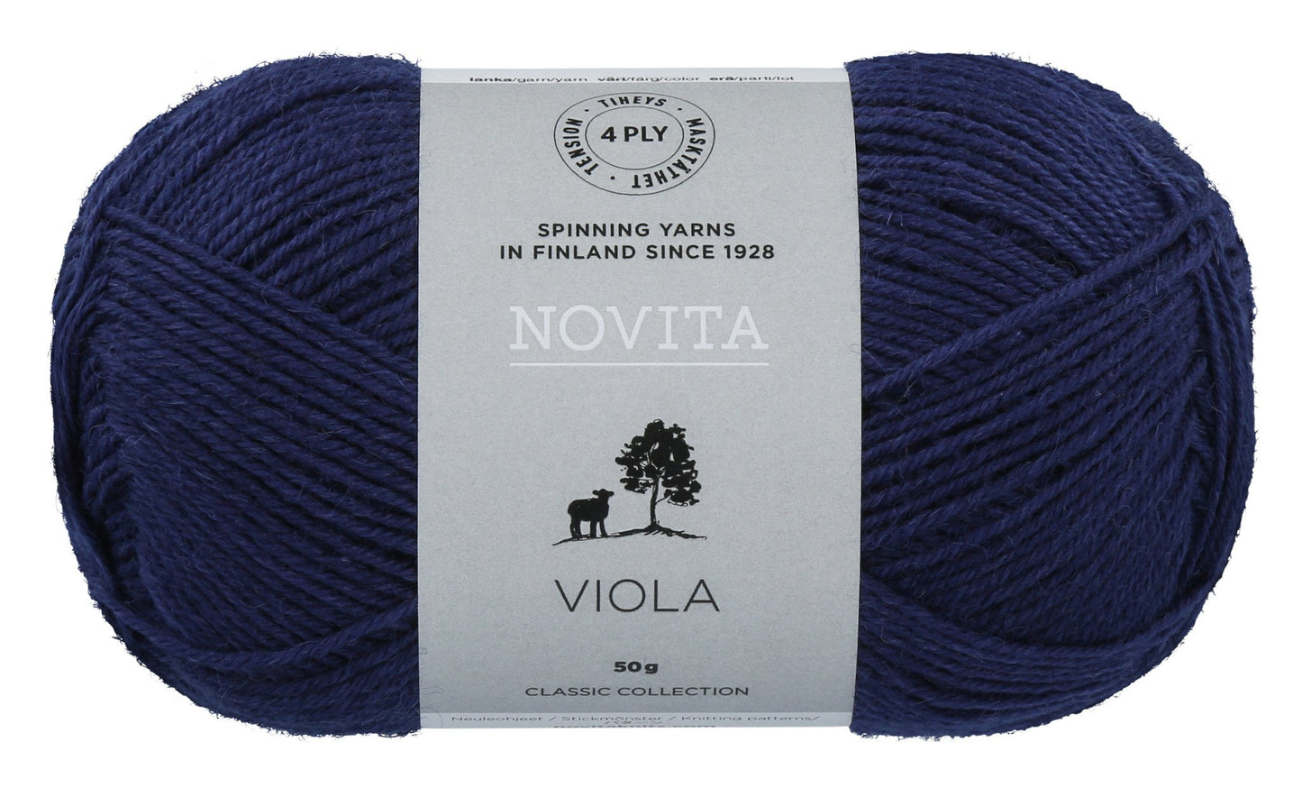 Novita Viola sokkenwol in navy - veelzijdige wol voor diverse projecten