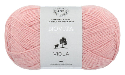 Novita Viola sokkenwol in milkweed - stevige wol voor sokken en kleding