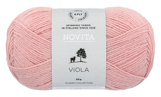 Novita Viola sokkenwol in milkweed - stevige wol voor sokken en kleding