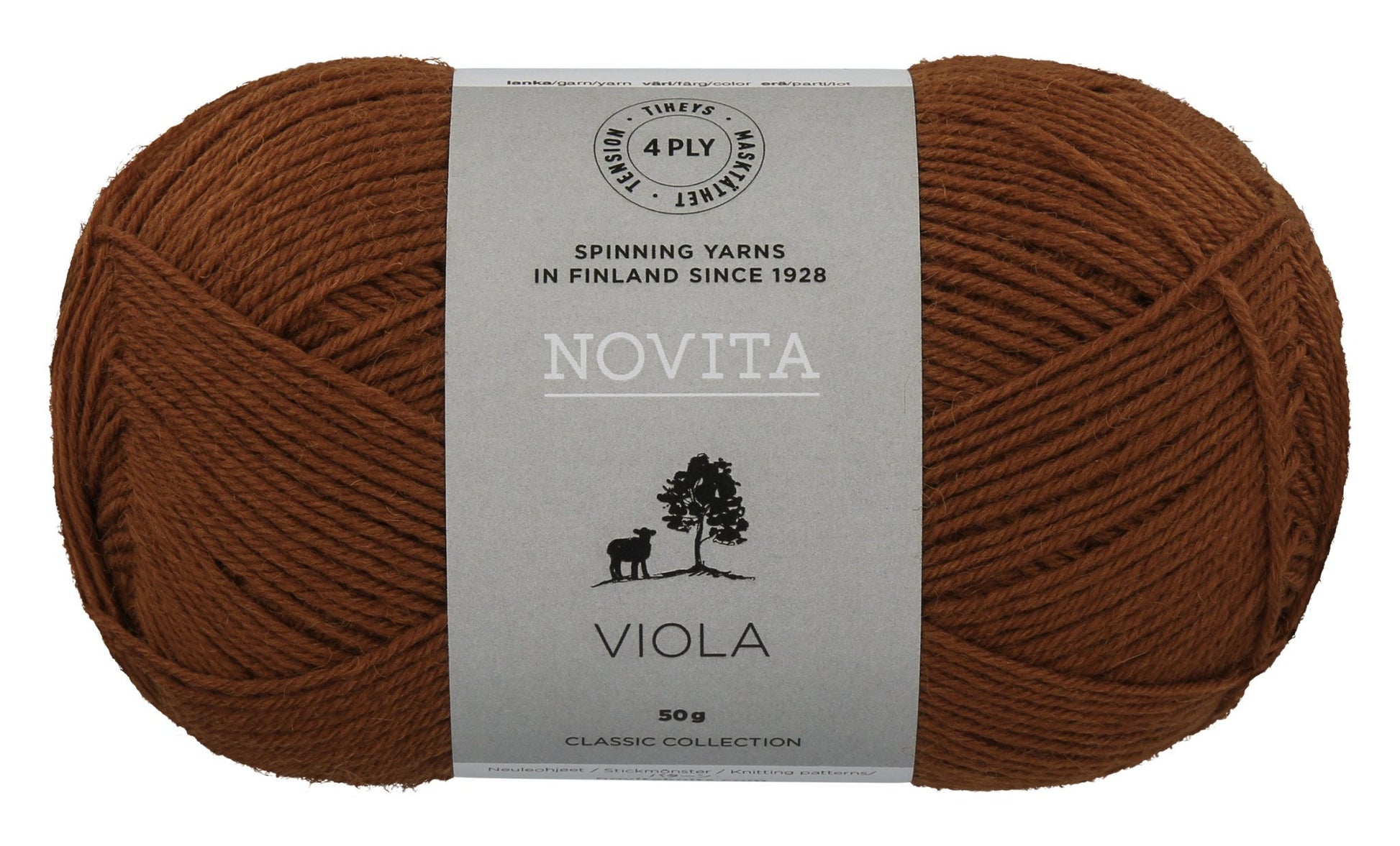 Novita Viola sokkenwol in bolete - ideaal voor kleurrijke creaties