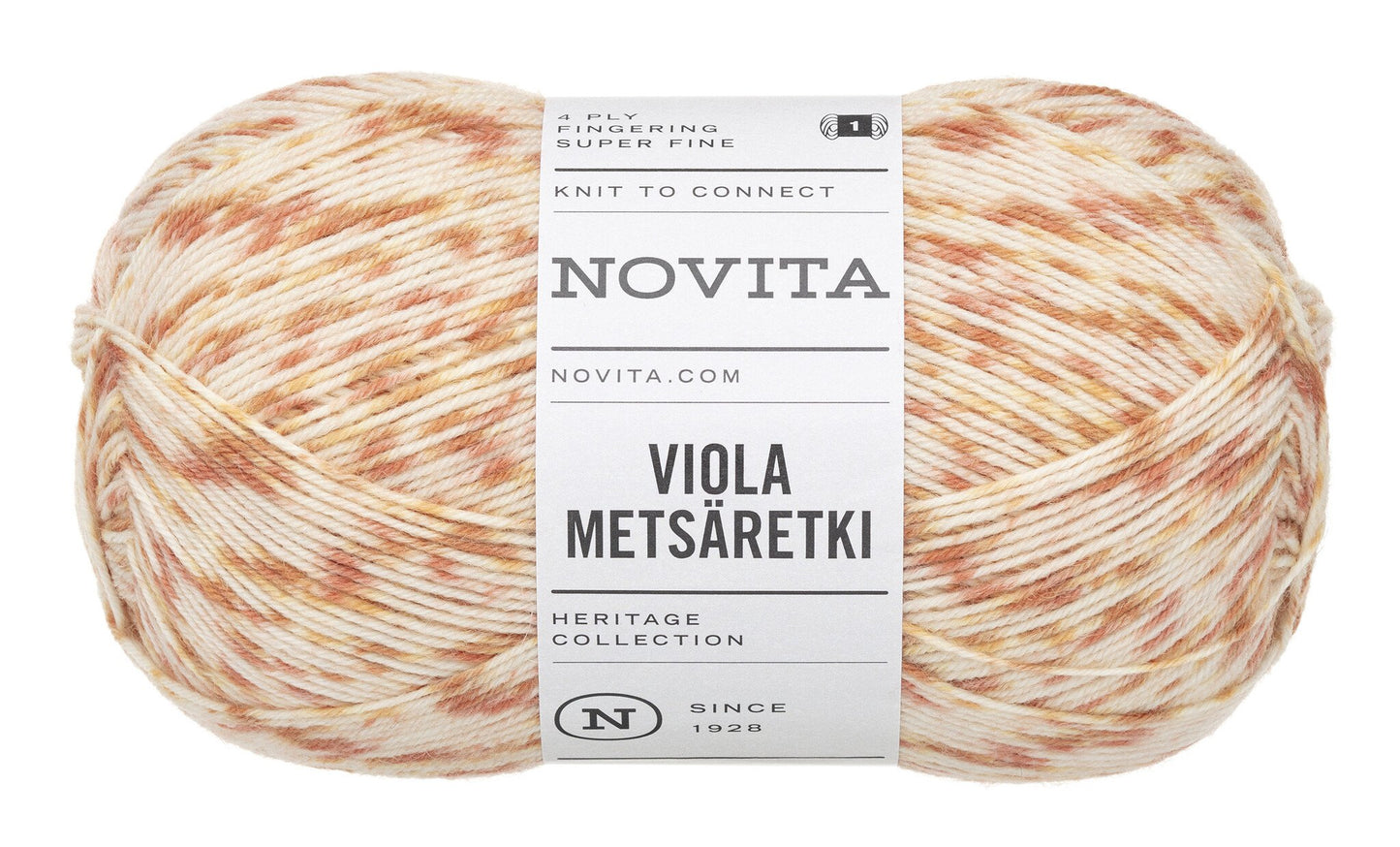 Novita Viola Metsäretki sokkengaren in autumn forest – 80% wol, 20% polyamide