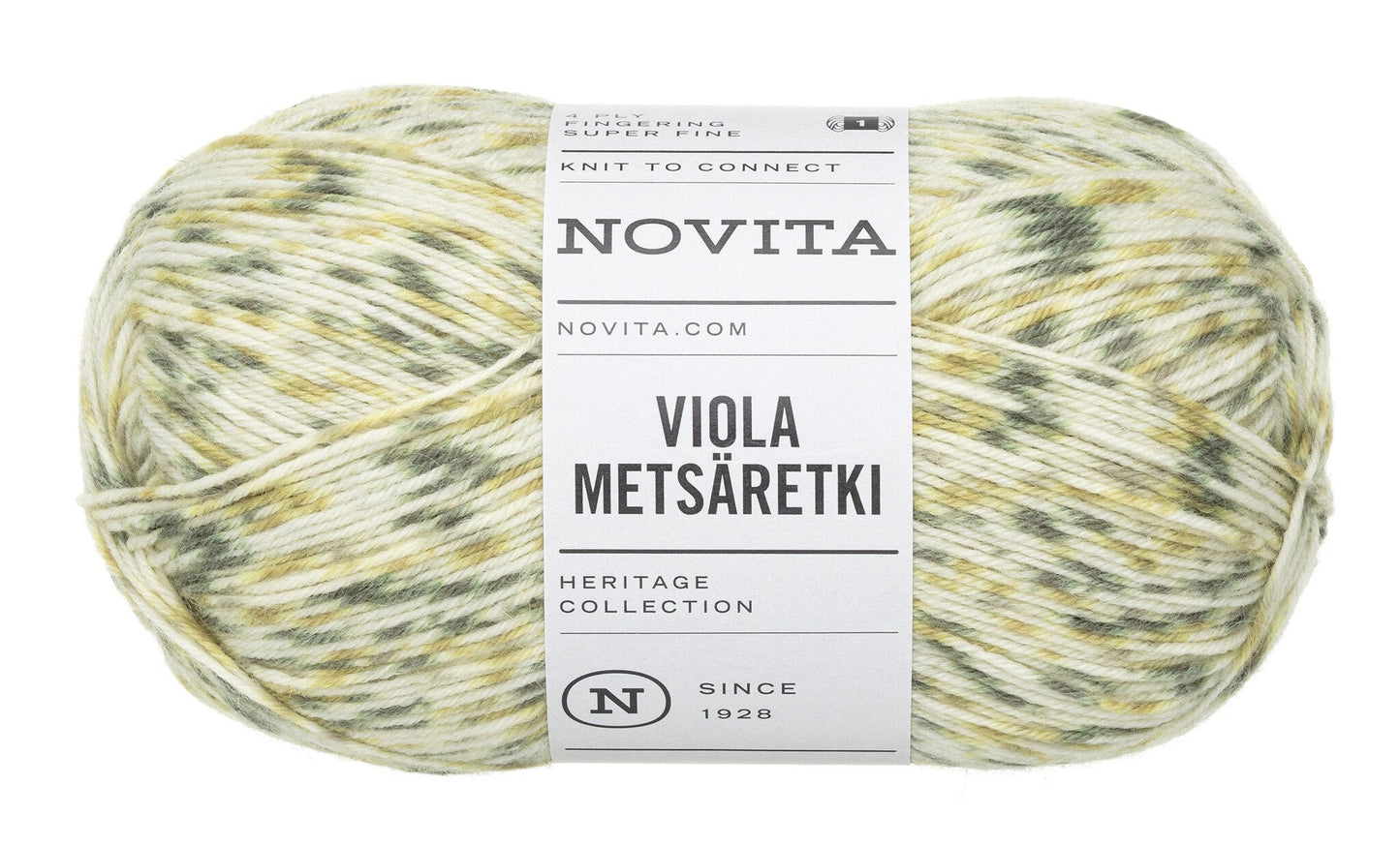 Novita Viola Metsäretki sokkengaren in conifer forest – 80% wol, 20% polyamide